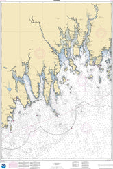 NOAA Nautical Chart 13324: Tibbett Narrows to Schoodic Island
